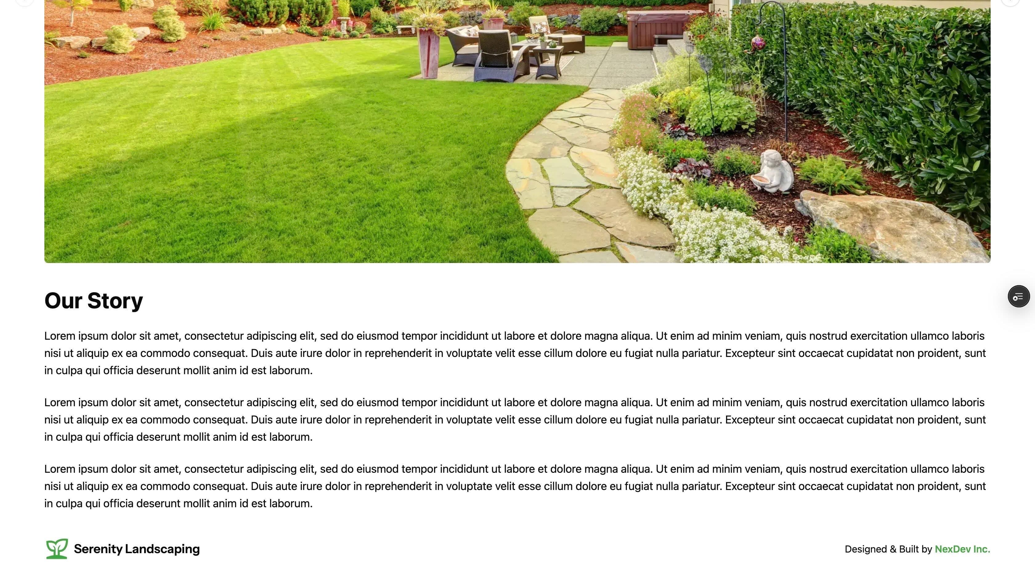Testimonials & Footer