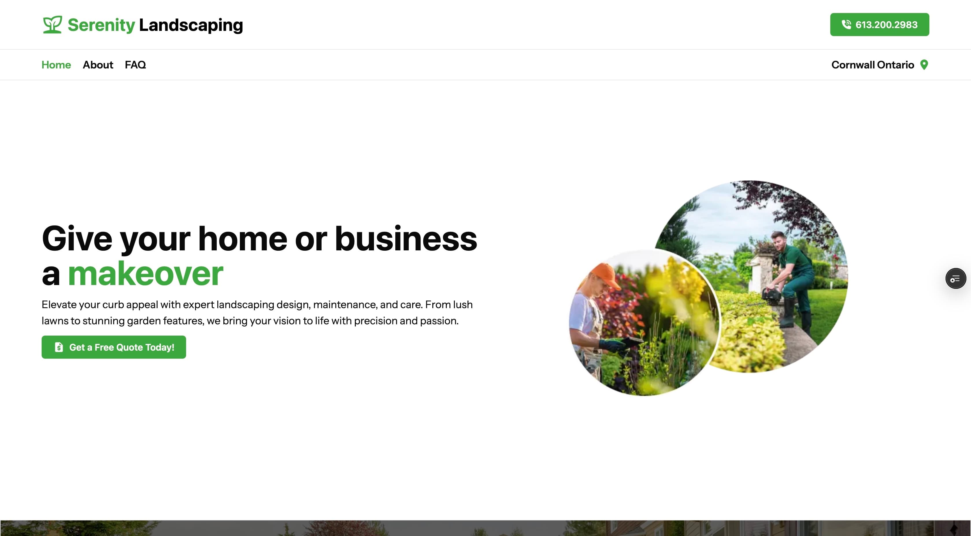 Landing Page